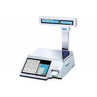 Торговые электронные весы с принтером этикеток CAS CL-5000J-15IP 144 (72 в двух регистрах) 6/15кг